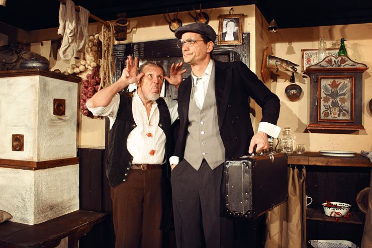Gastspiel 'Bauernschach' urbayrisches Theater der IBERLBÜHNE aus München