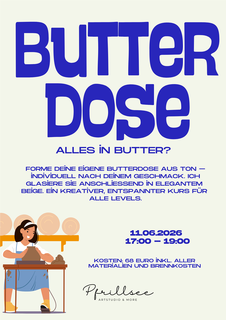 Butterdose töpfern