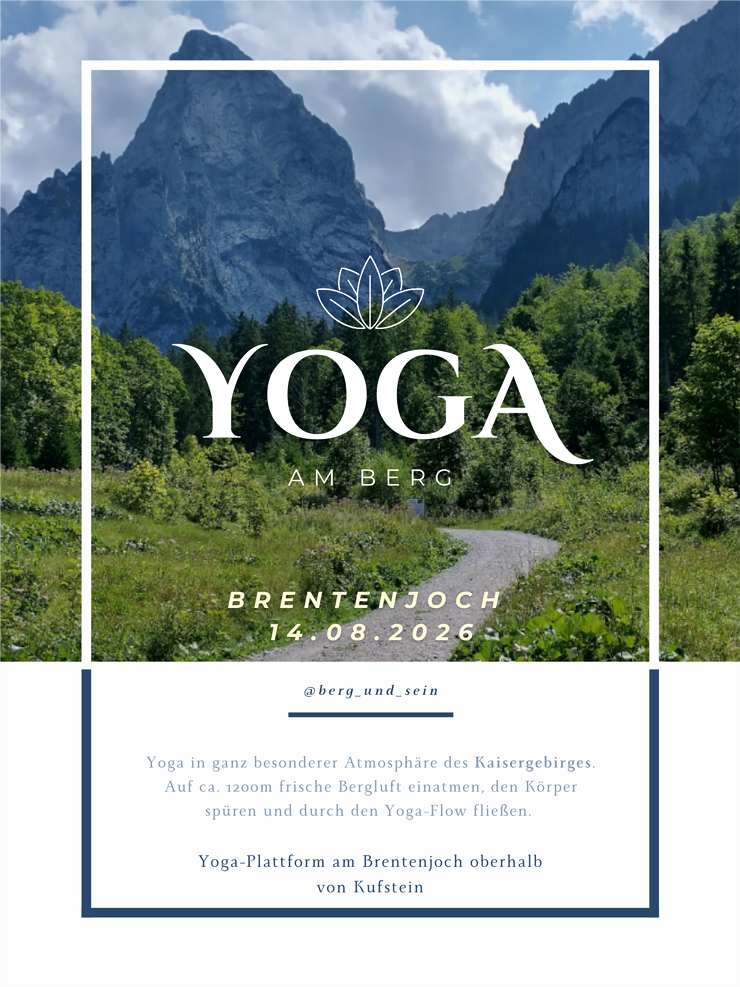 Yoga am Berg